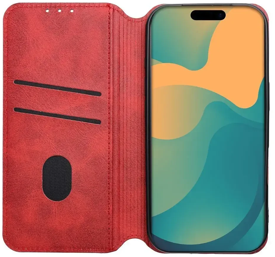 Oem Dėklas su klapką na Xiaomi 17 Cubic Book raudona