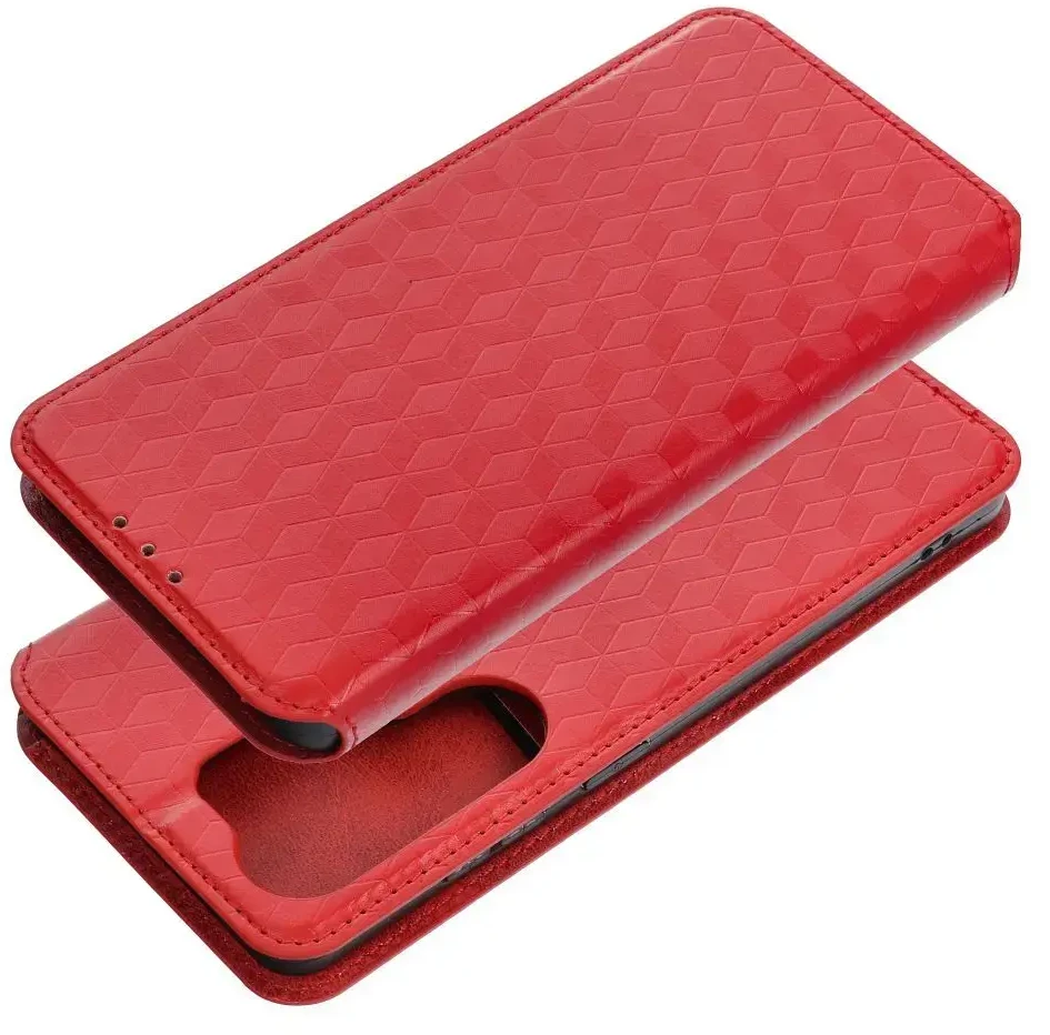 Oem Dėklas su klapką na Xiaomi 17 Cubic Book raudona