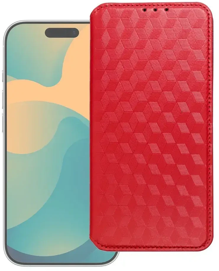 Oem Dėklas su klapką na Xiaomi 17 Cubic Book raudona