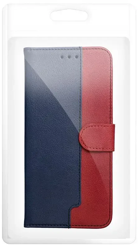 Oem Dėklas su klapką na Xiaomi Redmi NOTE 15 PRO 4G Split Book spalva tamsiai mėlyna-raudona