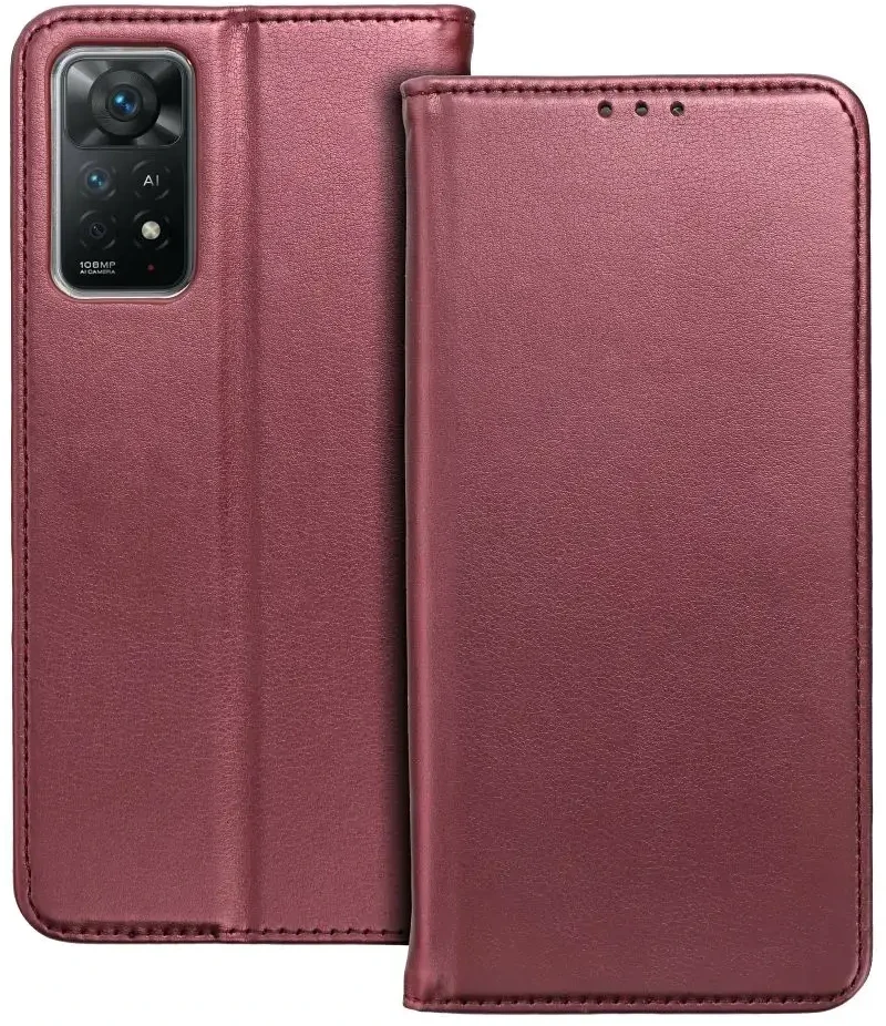 Oem Dėklas su klapką na Xiaomi Redmi NOTE 15 PRO 5G Smart Magneto bordo spalvos