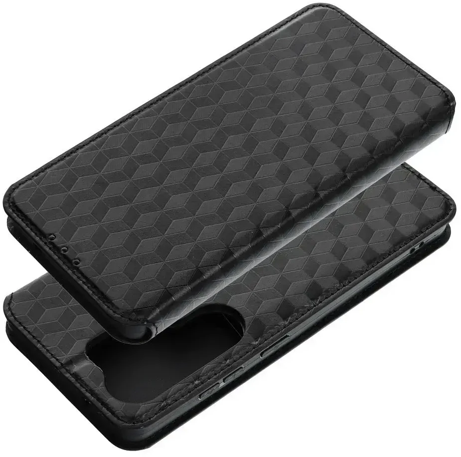 Oem Dėklas su klapką na Xiaomi Redmi NOTE 15 PRO Plus 5G Cubic Book juoda