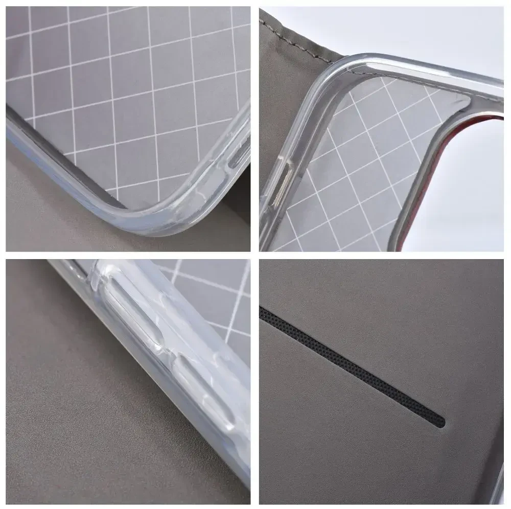Oem Dėklas su klapką na Xiaomi Redmi NOTE 15 PRO 5G Smart Magneto bordo spalvos