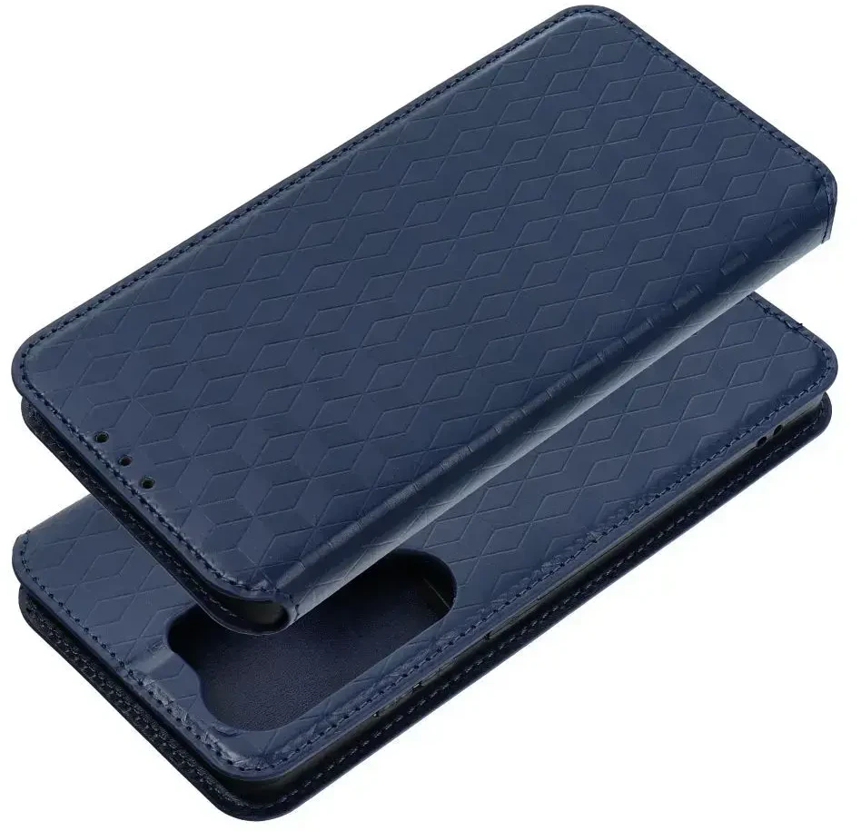 Oem Dėklas su klapką na Xiaomi Redmi NOTE 15 PRO 4G Cubic Book mėlyna