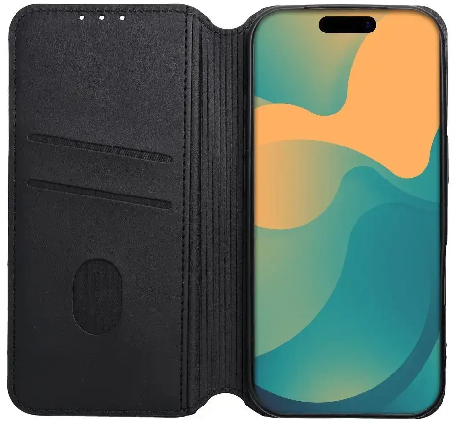 Oem Dėklas su klapką na Xiaomi Redmi NOTE 15 PRO Plus 5G Cubic Book juoda