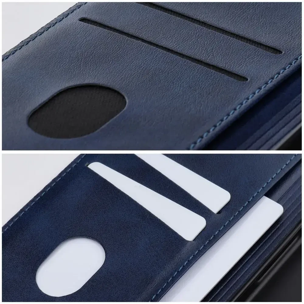 Oem Dėklas su klapką na Xiaomi Redmi NOTE 15 PRO 4G Cubic Book mėlyna