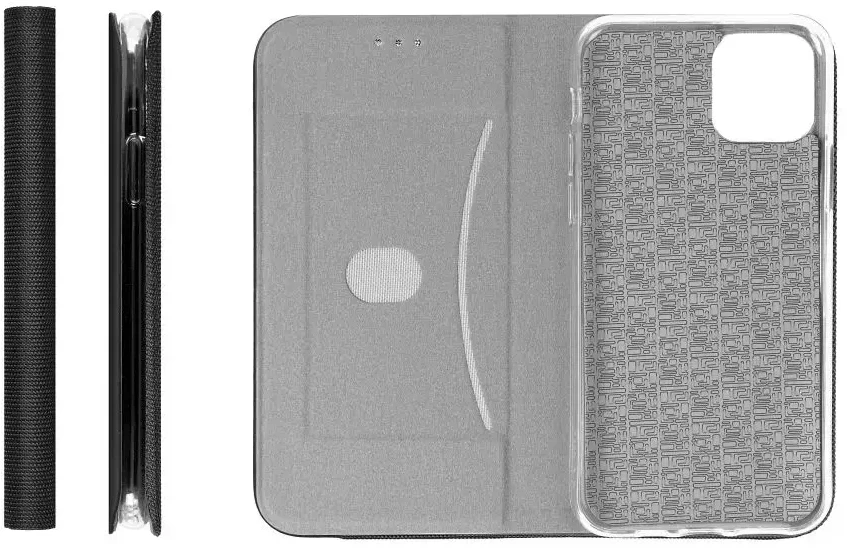Oem Dėklas su klapką na Xiaomi Redmi NOTE 15 PRO PLUS 5G Sensitive Book juoda