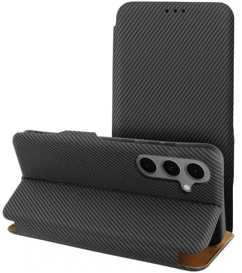 Oem FOLIO Side Magnet book dėklas skirtas Xiaomi Redmi Note 14 5G pilkos spalvos