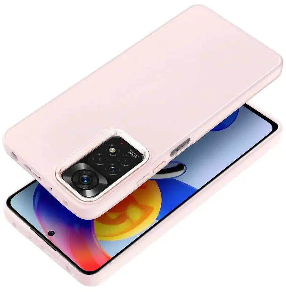 Oem FRAME dėklas skirtas XIAOMI Redmi Note 11 / 11S powder rožinės spalvos