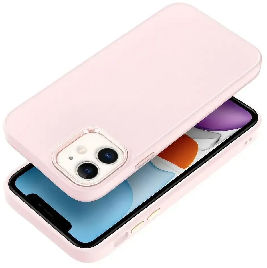 OEM dėklas, skirtas „iPhone 11 Frame“, miltelinės rožinės spalvos