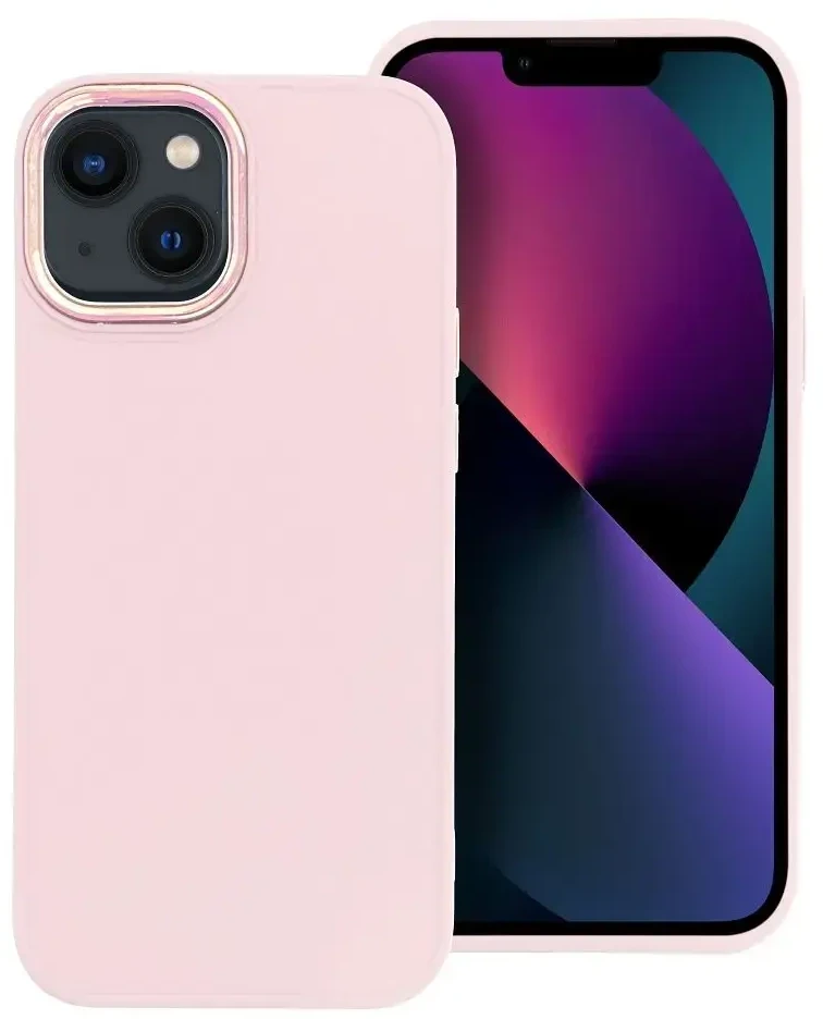 OEM dėklas, skirtas iPhone 13 MINI, rėmelis, miltelinės rožinės spalvos