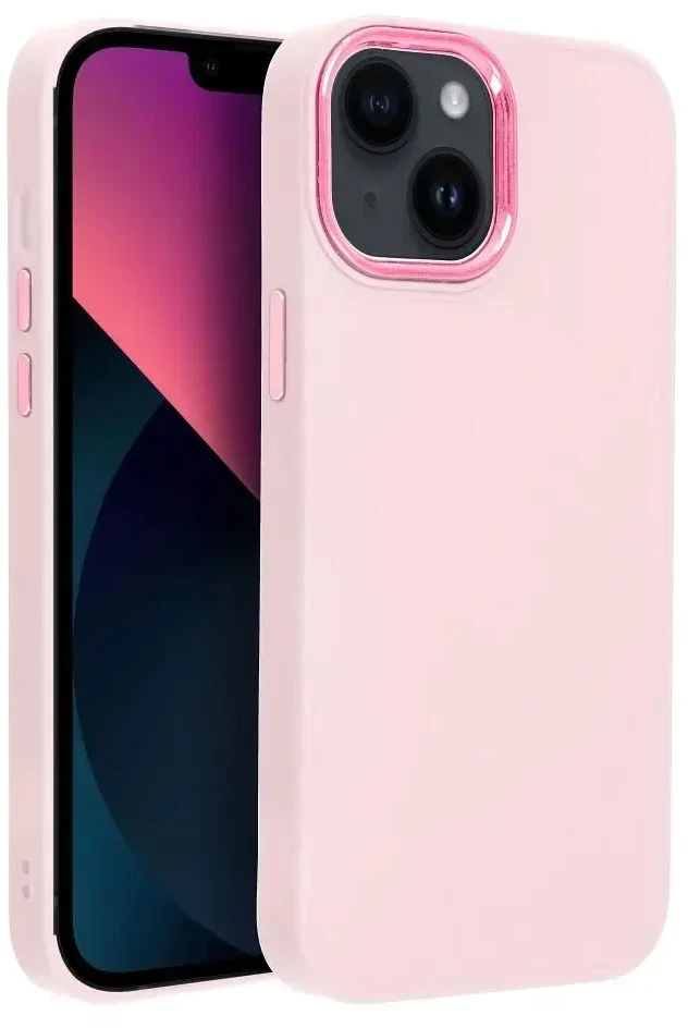 OEM dėklas, skirtas iPhone 13 MINI, rėmelis, miltelinės rožinės spalvos