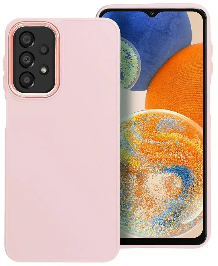 Oem FRAME dėklas skirtas Samsung Galaxy A23 5G powder rožinės spalvos