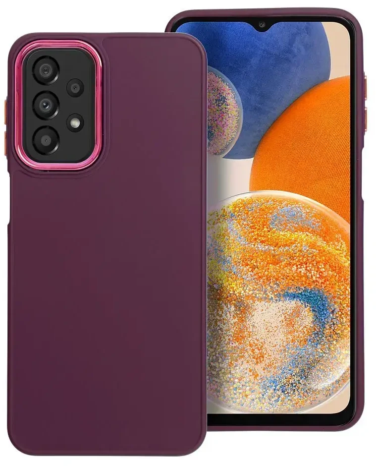 Oem FRAME Dėklas skirtas Samsung Galaxy A23 5G violetinės spalvosinės spalvos