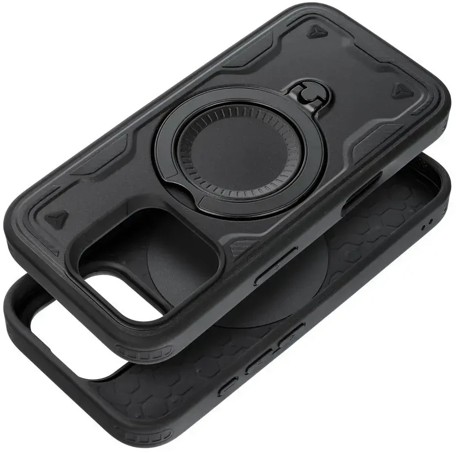 OEM dėklas, skirtas iPhone 17 Frost Armor juodas
