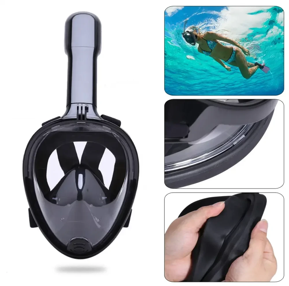 Oem Snorkeling veido kaukė (nardymo kaukė) L XL Mėlyna