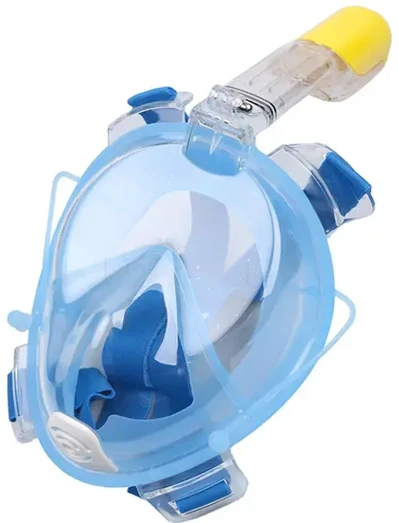Oem Full Face Diving Mask for Snorkeling S M juodas