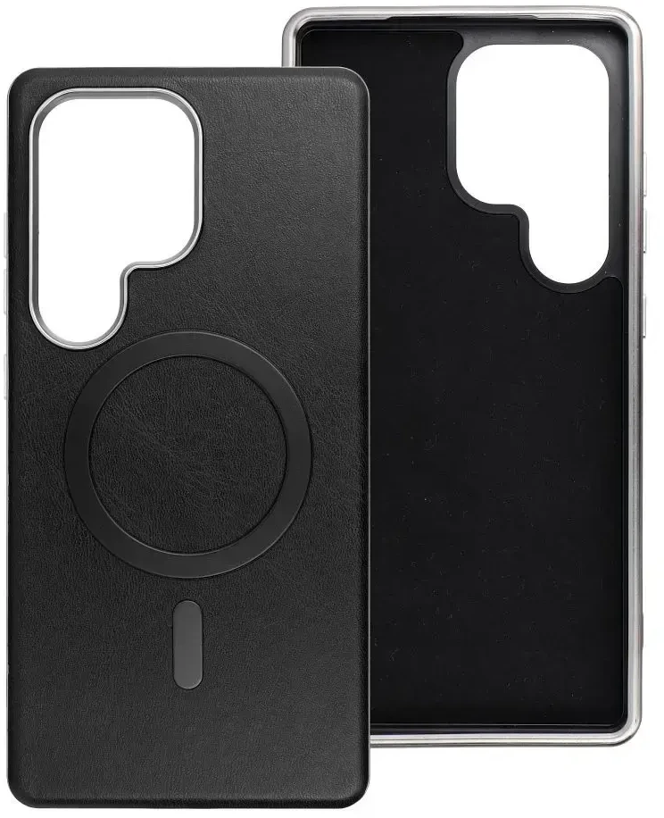 Oem Dėklas na Samsung A57 Gentleman Mag Cover zgodne su MagSafe juoda