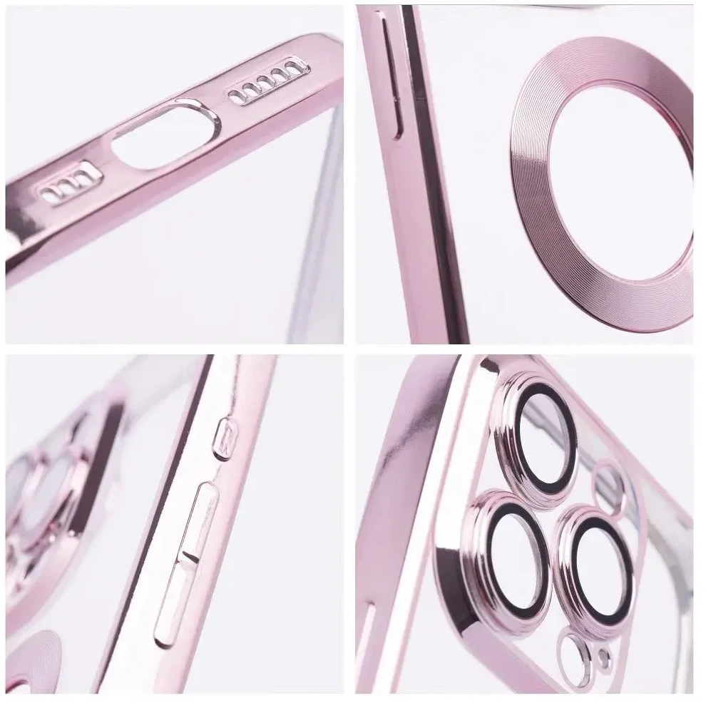 Dėklas Oem Case for iPhone 16e (SE 4 2025) / 17e Glam powder pink