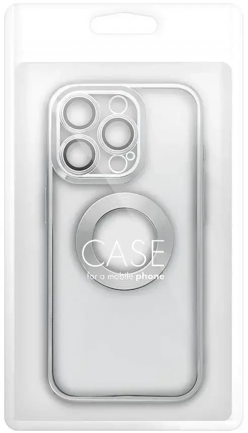 Dėklas Oem Case for iPhone 17 AIR Glam sidabrinis
