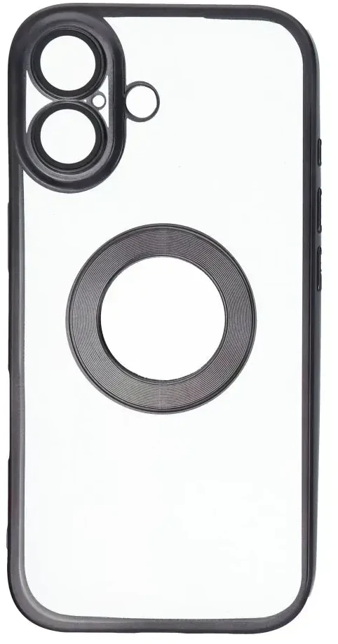 Dėklas Oem Case for iPhone 17 Glam juodas