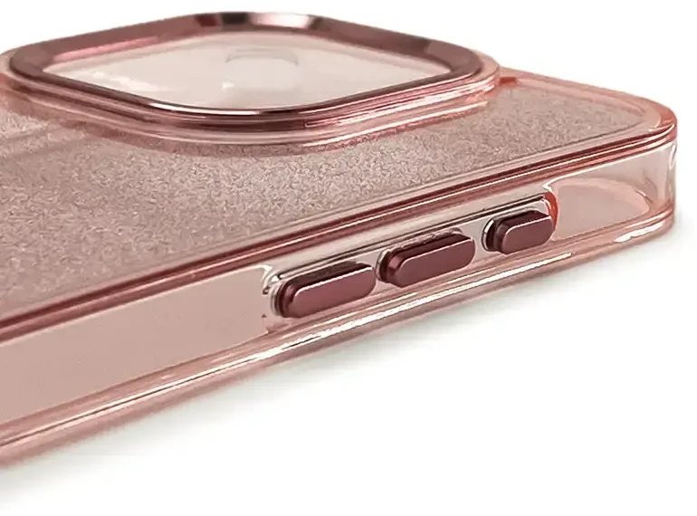 Hurtel Glitter Apple iPhone 16 Pro Max – dėklas telefonui skaidrus