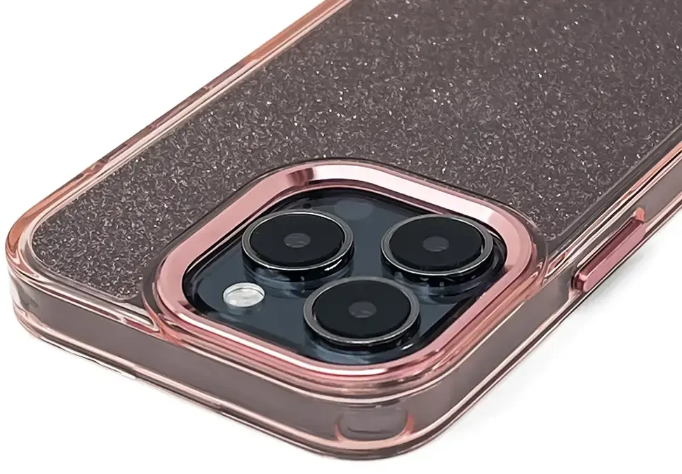 Hurtel Glitter Apple iPhone 16 Pro Max – dėklas telefonui skaidrus