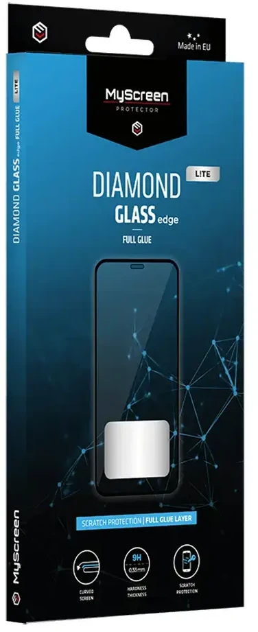 MyScreen Diamond Glass Edge Lite FG Apsauginis stiklas skirtas Samsung Galaxy S24/S25 juodos spalvos