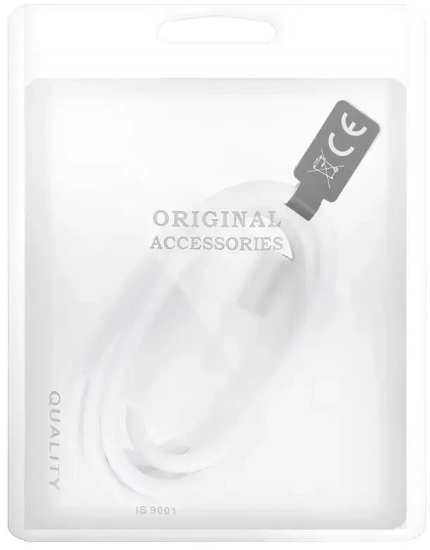 OEM kabelis USB A į C tipo 3.0 2A HD2 1 m baltas