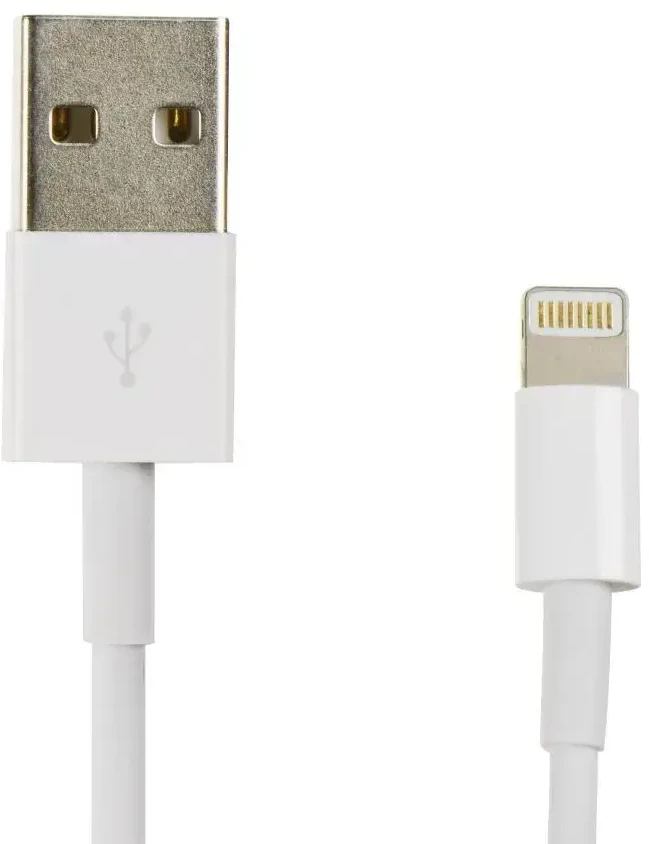 OEM kabelis USB A į Lightning 1A HD4 dėžutė 1 m baltas