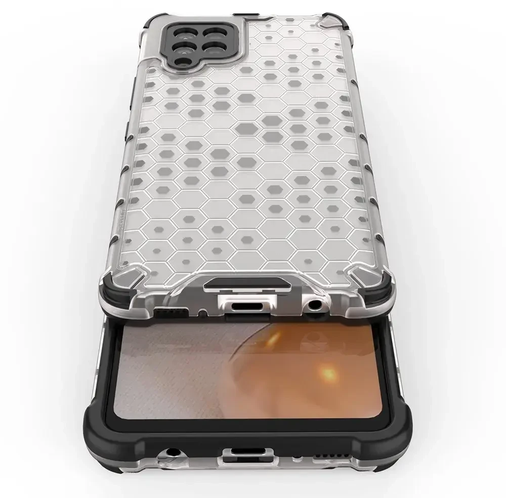 Hurtel Honeycomb dėklas skirtas Samsung Galaxy A42 5G, mėlynas