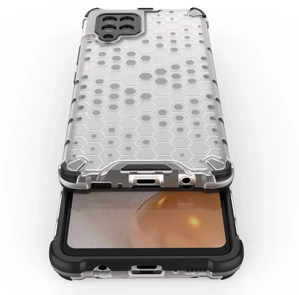 Hurtel Honeycomb dėklas skirtas Samsung Galaxy A42 5G, mėlynas