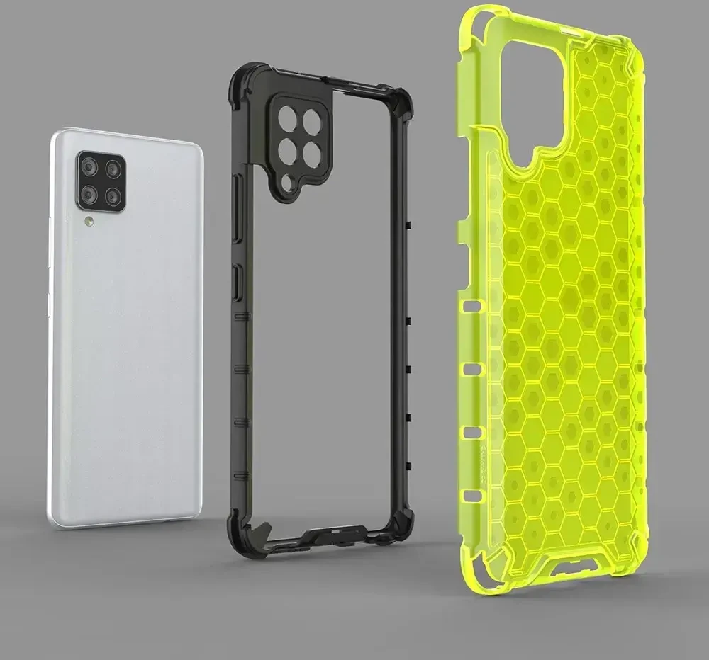 Hurtel Honeycomb dėklas skirtas Samsung Galaxy A42 5G, mėlynas