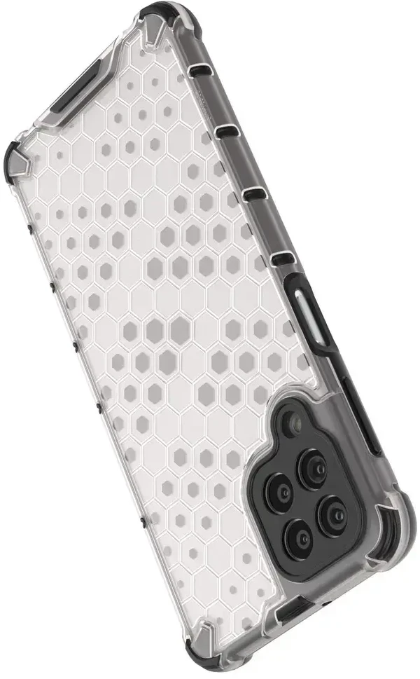 Hurtel Honeycomb dėklas skirtas Samsung Galaxy M53 5G, juodas