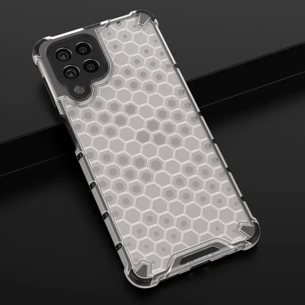 Hurtel Honeycomb dėklas skirtas Samsung Galaxy M53 5G, juodas