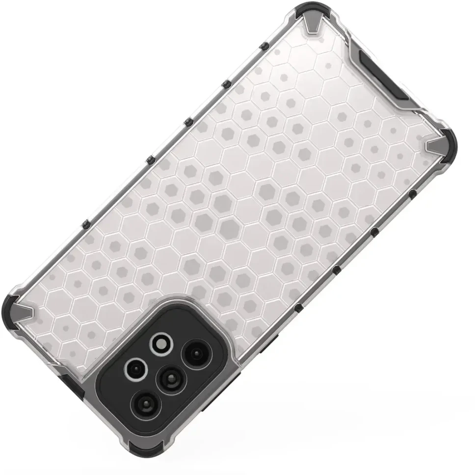 Hurtel Honeycomb dėklas skirtas Samsung Galaxy A73, skaidrus