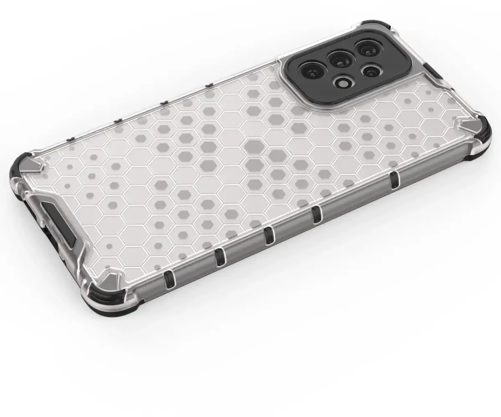 Hurtel Honeycomb dėklas skirtas Samsung Galaxy A73, skaidrus