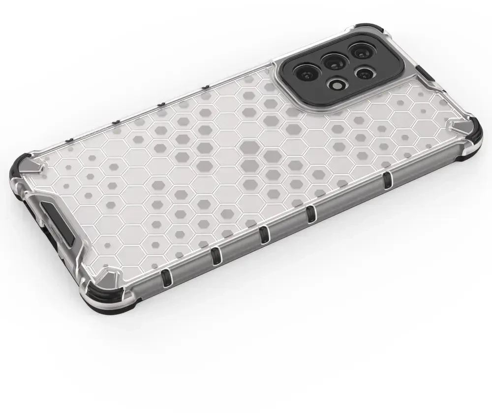 Hurtel Honeycomb dėklas skirtas Samsung Galaxy A73, skaidrus