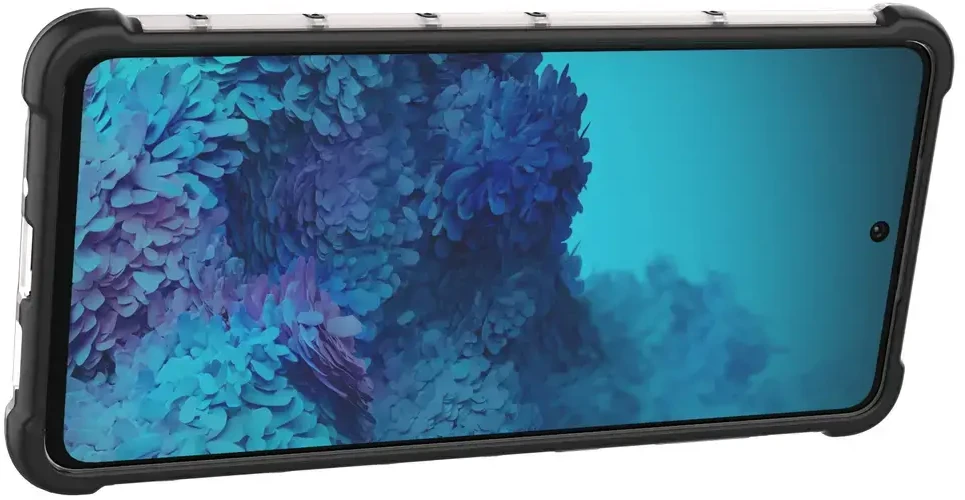 Hurtel Honeycomb dėklas skirtas Samsung Galaxy A73, skaidrus