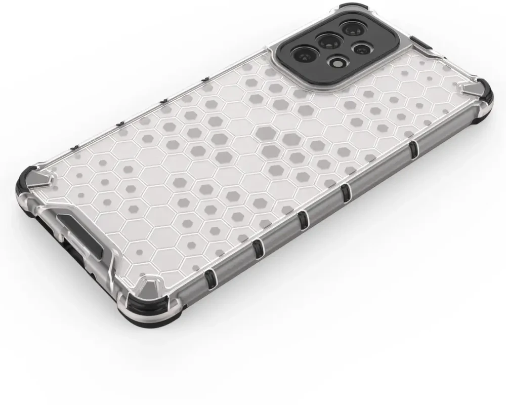 Hurtel Honeycomb dėklas skirtas Samsung Galaxy A73, skaidrus