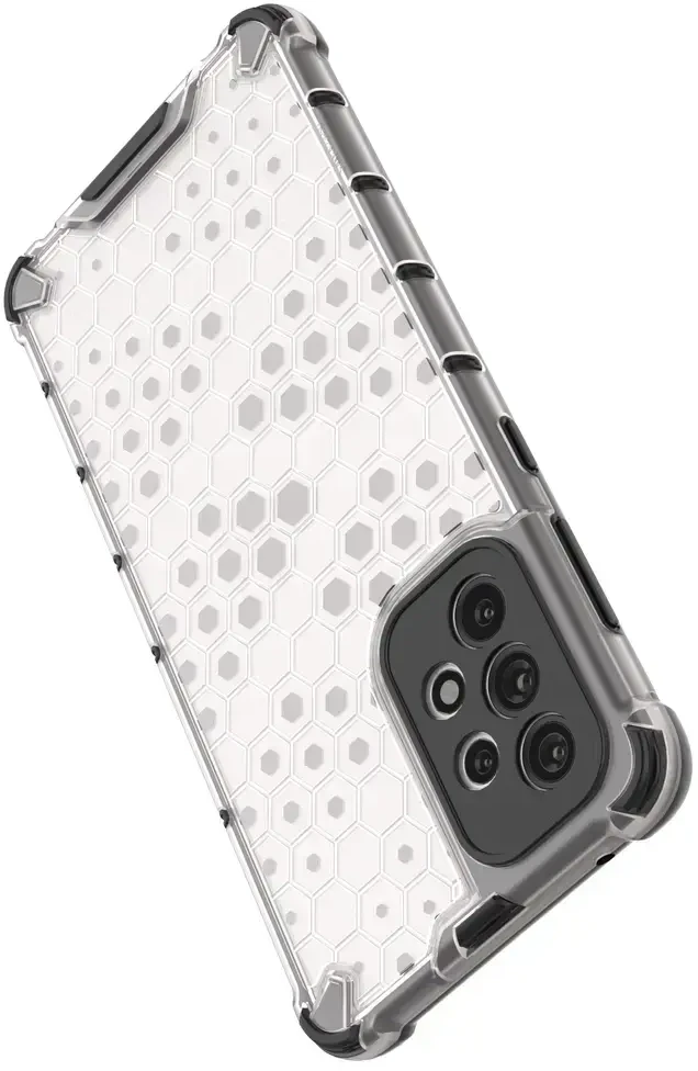 Hurtel Honeycomb dėklas skirtas Samsung Galaxy A73, skaidrus