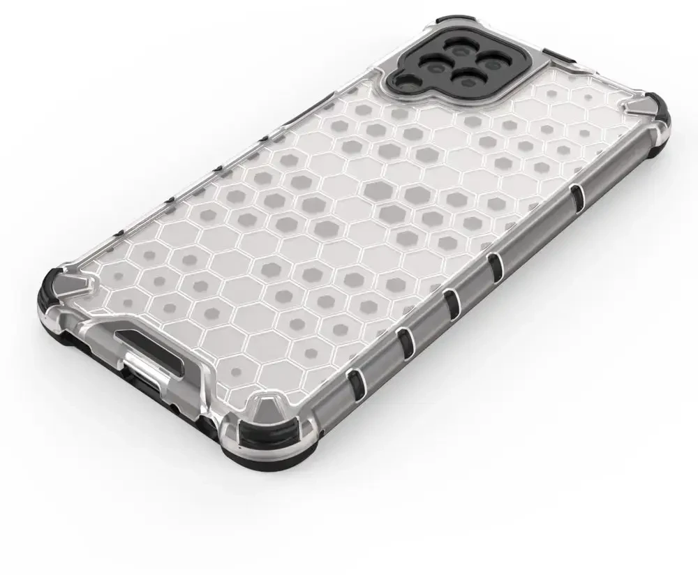 Hurtel Honeycomb dėklas skirtas Samsung Galaxy A22 4G, skaidrus
