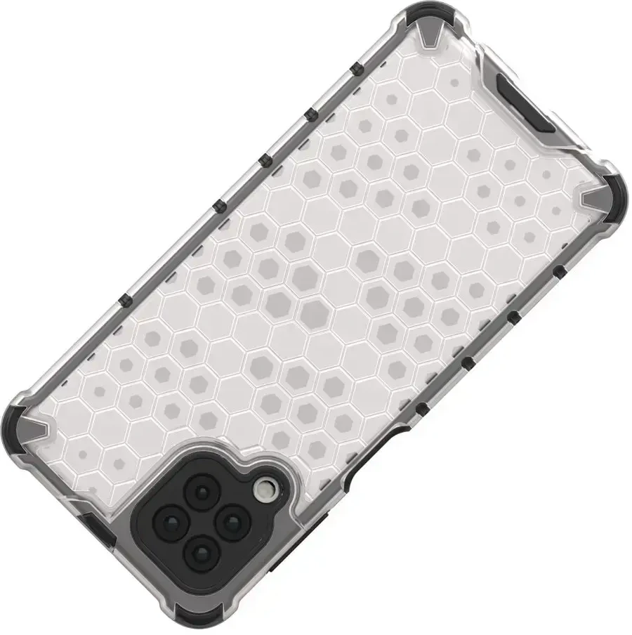Hurtel Honeycomb dėklas skirtas Samsung Galaxy A22 4G, skaidrus