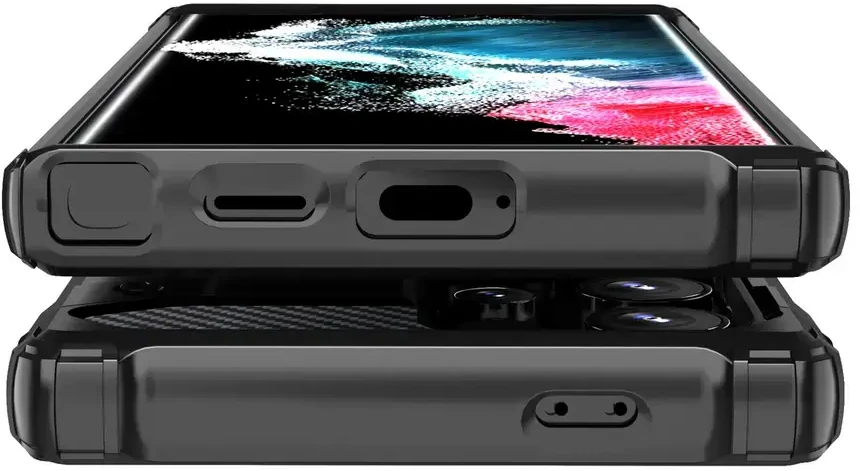 Hurtel Hybrid Armor Dėklas skirtas Samsung Galaxy S25 Edge – Mėlyna