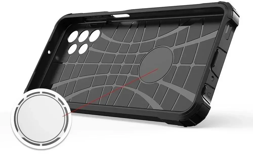 Hurtel Hibrid dėklas skirtas Samsung Galaxy A73, mėlynas