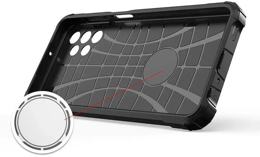 Hurtel Hibrid dėklas skirtas Samsung Galaxy A73, mėlynas