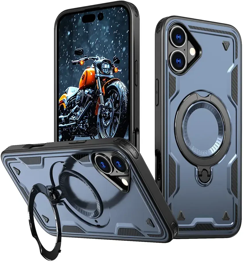 Hurtel Hybrid Armor Trendy MagSafe Apple iPhone 16 Plus – dėklas teleofnui mėlynos spalvos