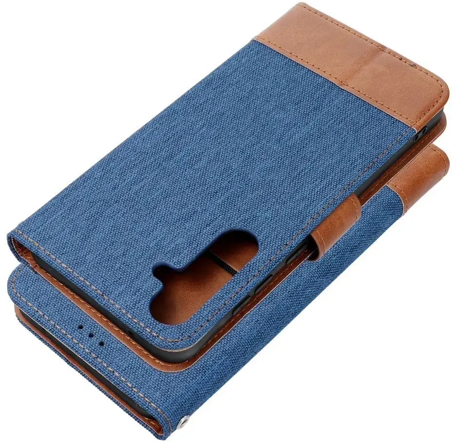 OEM atverčiamas dėklas Huawei P30 LITE Jeans Book mėlynas