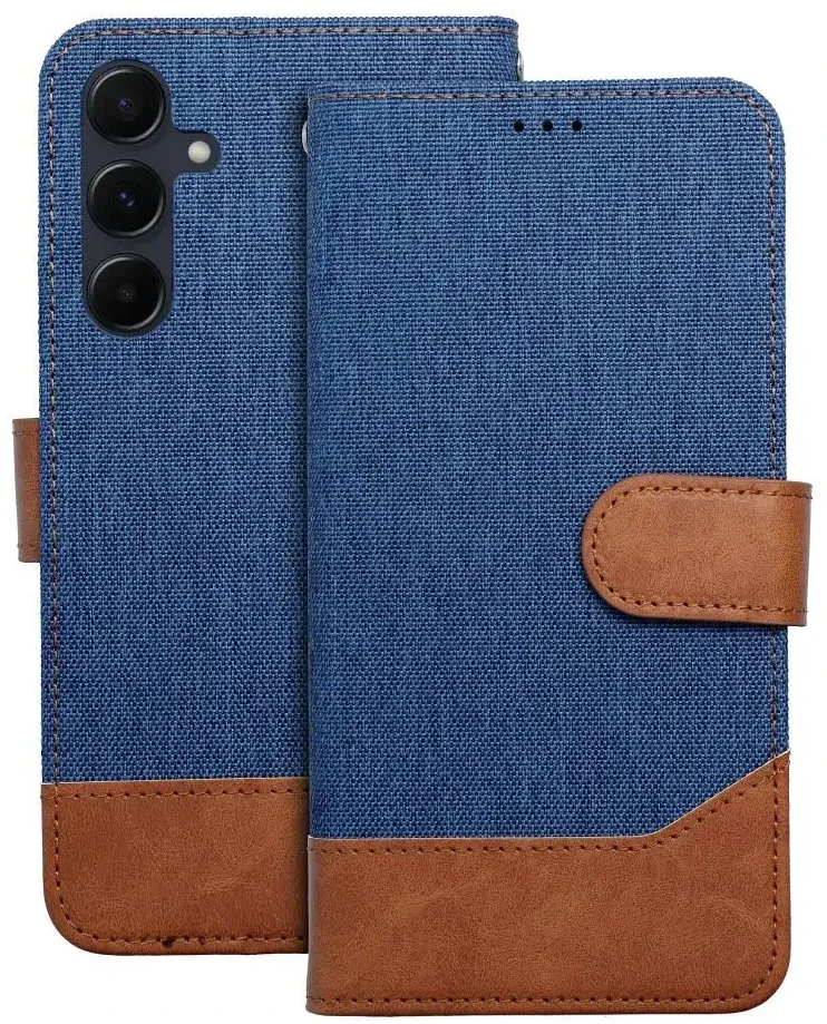 OEM atverčiamas dėklas Huawei P30 LITE Jeans Book mėlynas