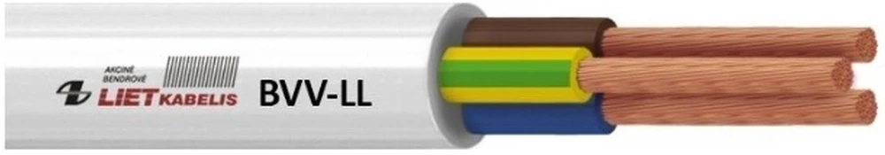 Lietkabelis Kabelis BVV-LL, 3 x 2,5 mm²